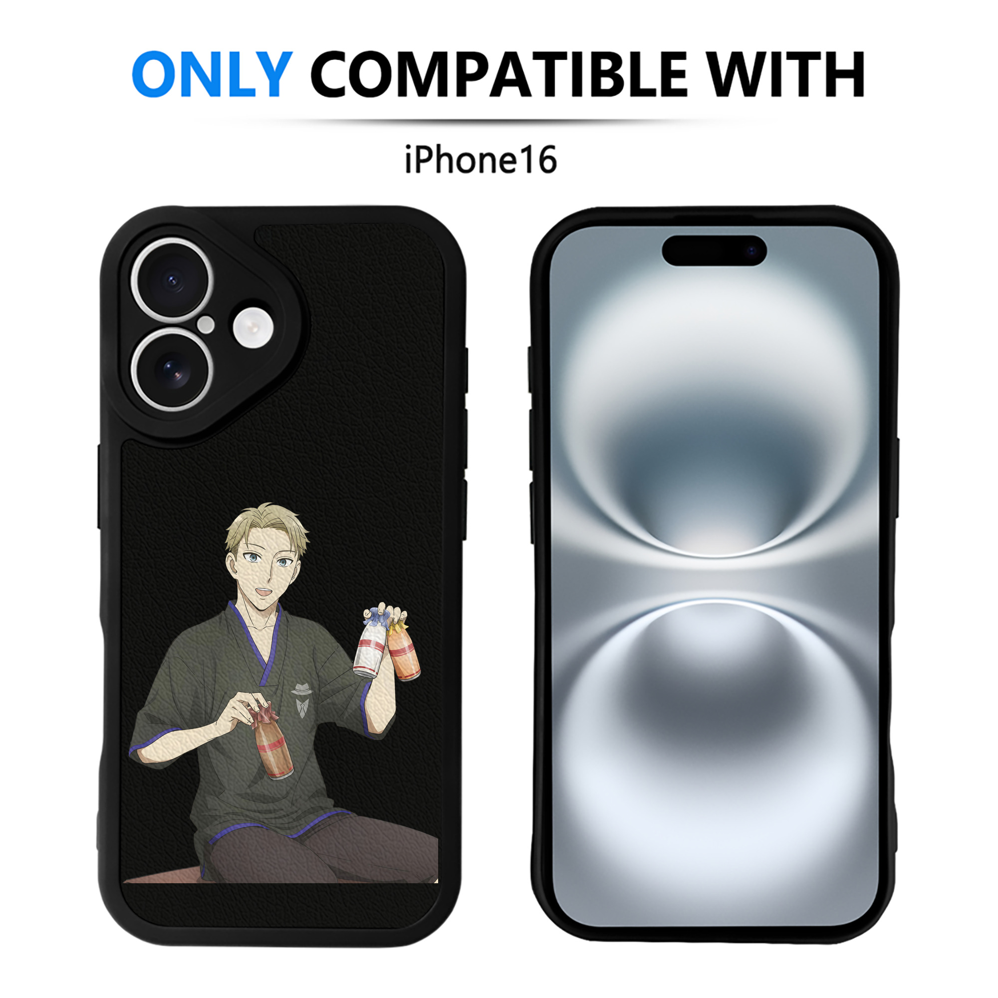 （画像用） SPY×FAMILY间谍家家酒 【iPhone 16シリーズ対応】シリコンスマホケース（レザー調） 材質：シリコン